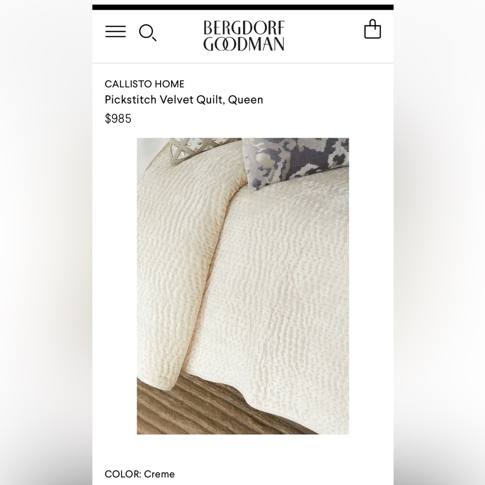 Callisto Home Imperial King Coverlet